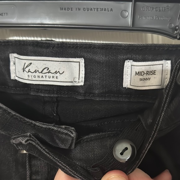 #G6 Youth Girl Kancan Black Jeans Sz 10 - Picture 2 of 5